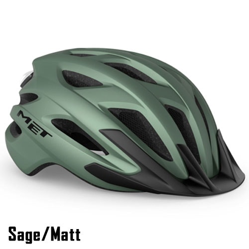 メット CROSSOVER Sage/Matt バイザー付き ヘルメット | 特価売場