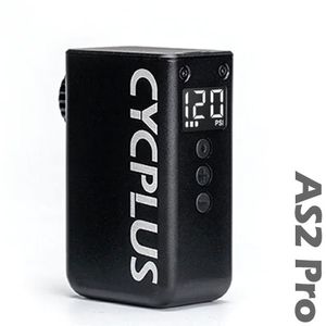 CYCPLUS TINYPUMP CUBE AS2PRO ブラック 空気圧計付き MAX120Psi 電動空気入れ 電動ポンプ 仏米対応 サイクプラス