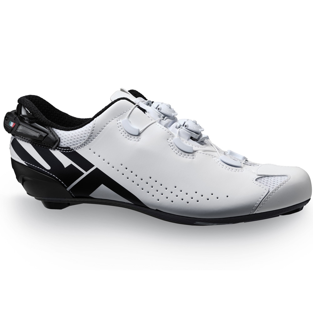 SIDI SHOTシューズ 限定フルームモデル ホワイト/ブラック SIDI】まさかの半額！王者に愛用されるフラッグシップモデル SHOT