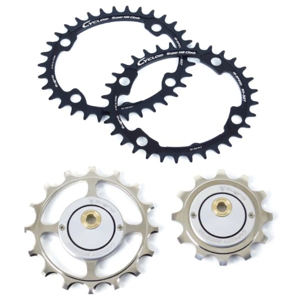 スギノ CAPACITY BOOSTER CY4 SET DA ブラック | ロードバイクパーツ