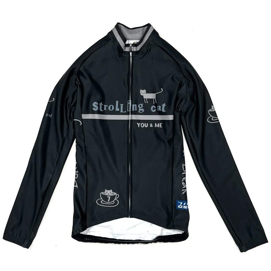セブンイタリア Strolling Cat Lady LS Jersey ブラウン レディース