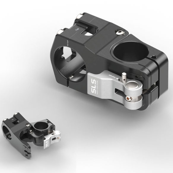 ROCKER PARTS RocHead Bend MAX 90度角度変更ステム 50mm ブラック