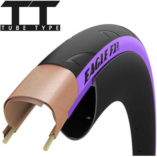 グッドイヤー Eagle F1 R Tube Type 30-349 パープル 16インチ