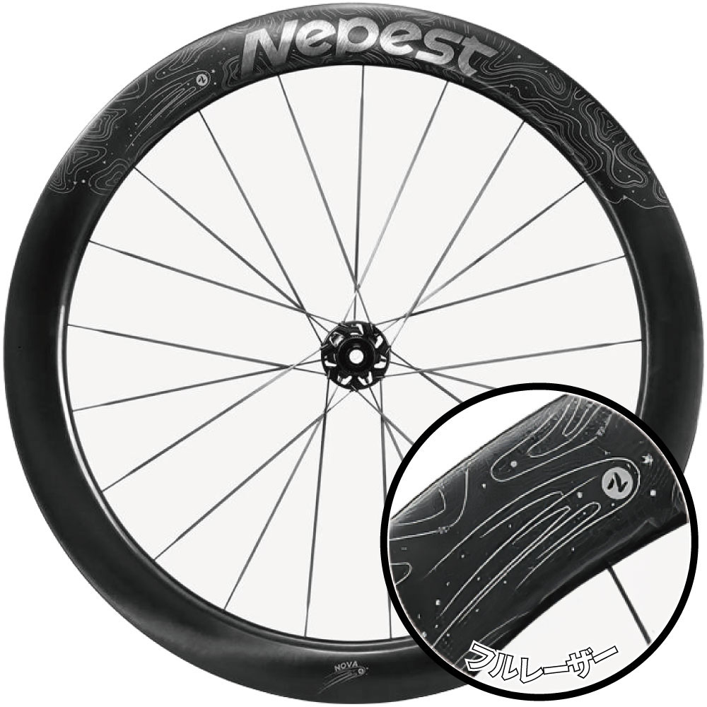 ネペスト NOVA Wheels With Ceramic Hub カンパN3W Full Laser 36T