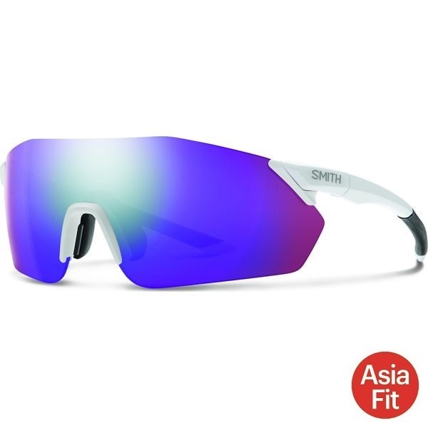 Smith PivLock Vert ホワイト CPバイオレットミラー Smith Vert PivLock White/Chromapop Violet Mirror Sunglasses