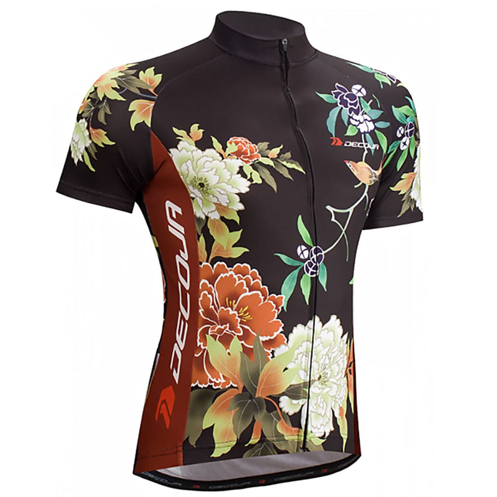 美品 DECOJA.(デコジャ) 梅の花柄 サイクルウェア DECOJA