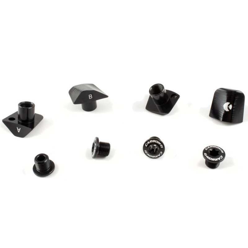 SHIMANO（シマノ）FC-M591 48-36-26T FCM591 クランクセット チェーンガード付 送料無料 10のセット5本のアルミ合金の自転車の自転車チェーンリングクランクセットボルトねじm8x5mm黒