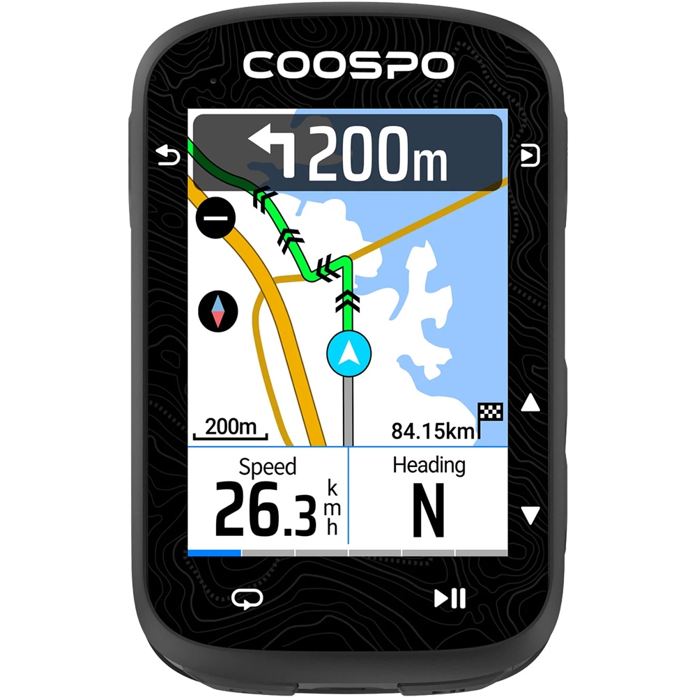 サイクルコンピューター クースポ REALROAD CS600 GPS バイクコンピューター（超長寿命