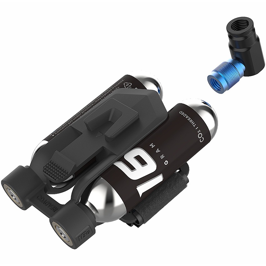 パーフェクトペテンシー　オールインチャージャー　まとめ売り READY GO AIR ROCKET CO2 INFLATION KIT ブラック | アクセサリー,CO2