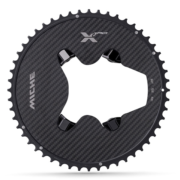 ミケ X2-RD R81 アウターチェーンリング ブラック FC-R8100対応 シマノ