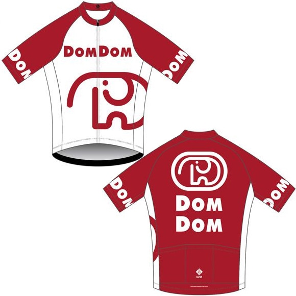 代引不可】UZM ドムドムハンバーガー サイクルジャージ DOMDOM
