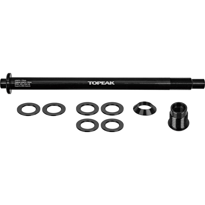 ヴェイズルーグ　デッキ　パーツ　調査用 トピーク ジー ラック スルーアクスル Φ12（SRAM UDH対応/ネジピッチ