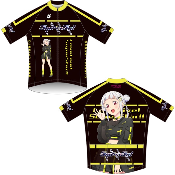Live strongサイクルジャージMサイズ 代引不可】UZM ラブライブ！スーパースター!! サイクルジャージ 嵐千砂
