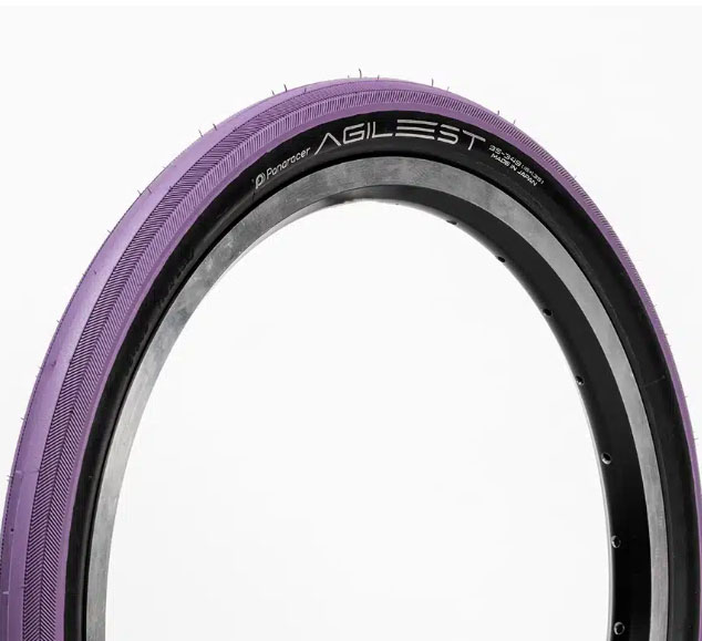 パナレーサー AGILEST 16×1.35 (35-349) パープル×黒サイド F16135-AG