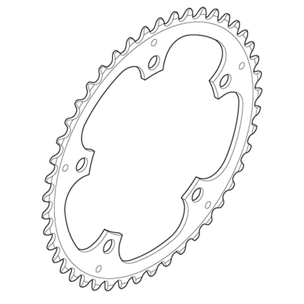 SHIMANO ALFINE チェーンリング シマノ ALFINE チェーンリング 42T FC-S501用 シルバー | 一般車用