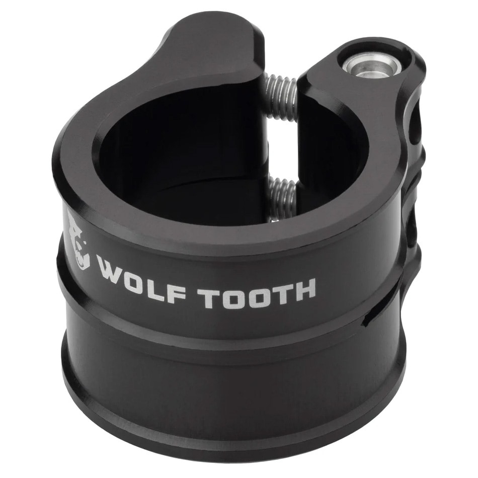 ウルフトゥース Double Seatpost Clamp 2-Bolt 32mm/27mm ブラック