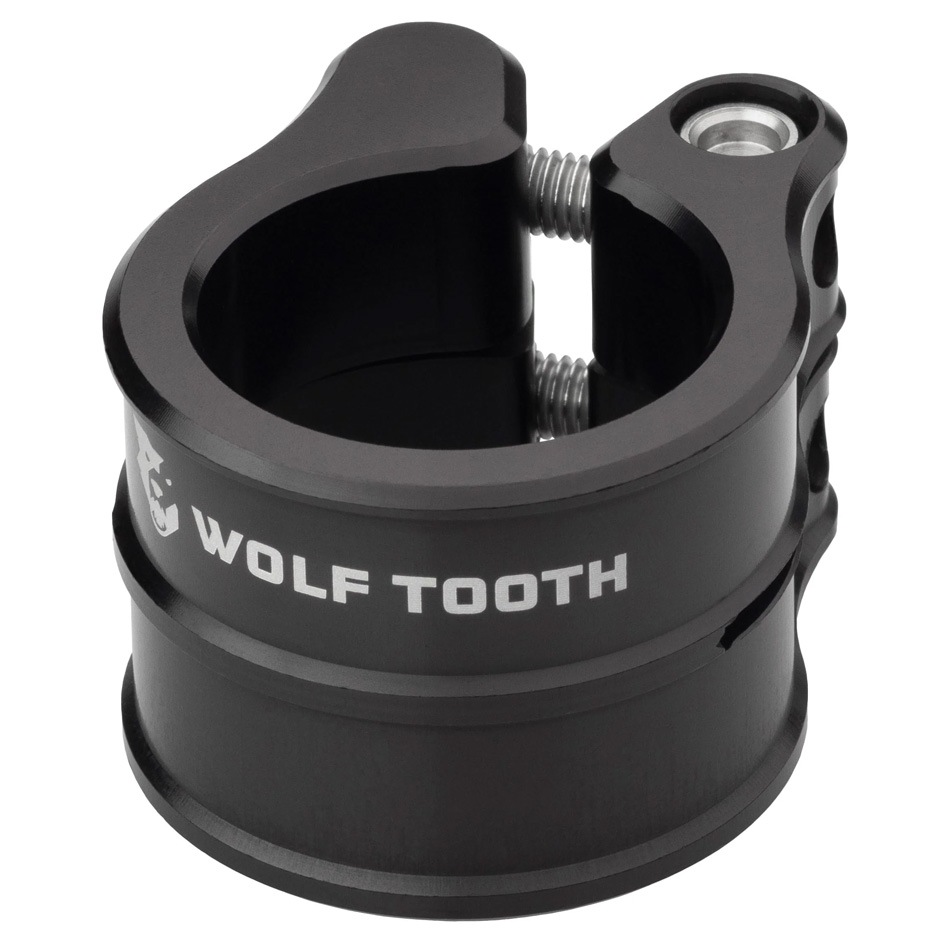 ウルフトゥース Double Seatpost Clamp 2-Bolt 35mm/31.6mm ブラック