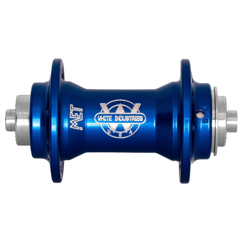 ホワイトインダストリーズ MET フロントハブ ブラック QR X 74MM AXLE