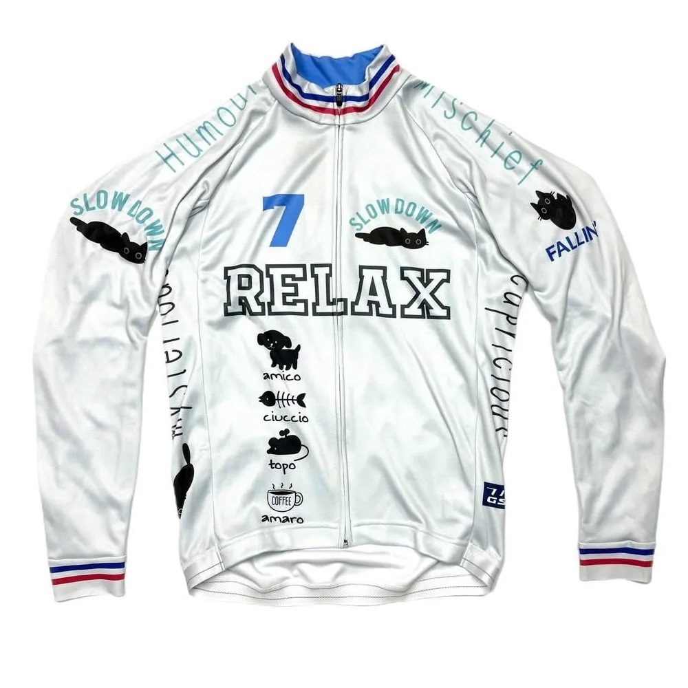 セブンイタリア Torokeru Relax Cat LS Jersey オフホワイト | メンズ