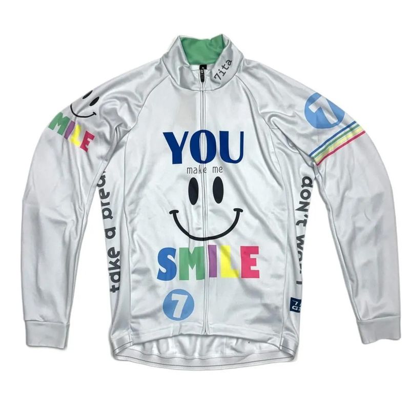 セブンイタリア You make me Smile LS Jersey オフホワイト | メンズ