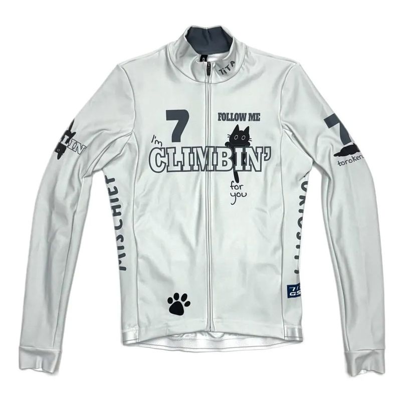 セブンイタリア Hillclimb Cat LS Jersey ライトグレー | メンズウェア