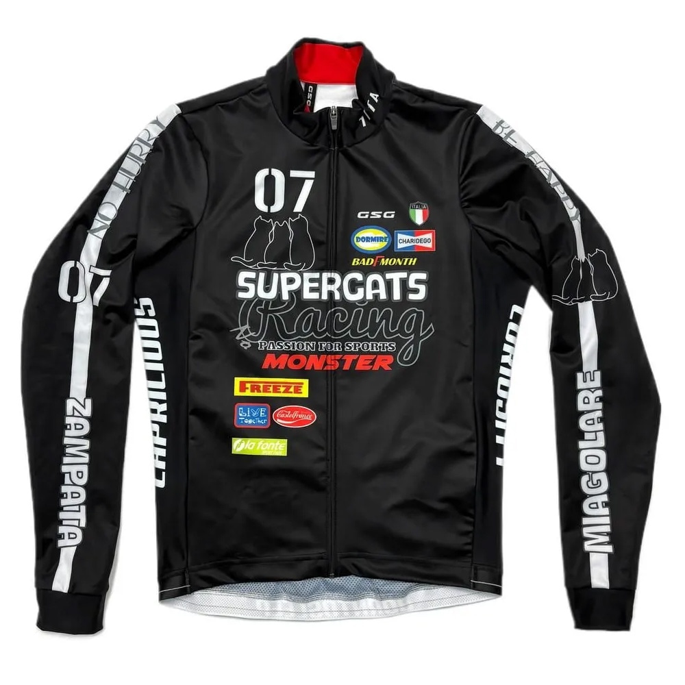 セブンイタリア Super Cats Wind Jacket ブラック | メンズウェア