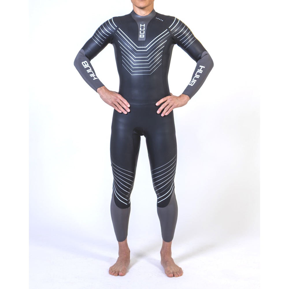フーブ トライアスロン用ウェットスーツ Araya チャコール メンズ HUUB