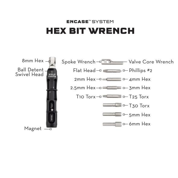 ウルフトゥース EnCase System Hex Bit Wrench マルチツール