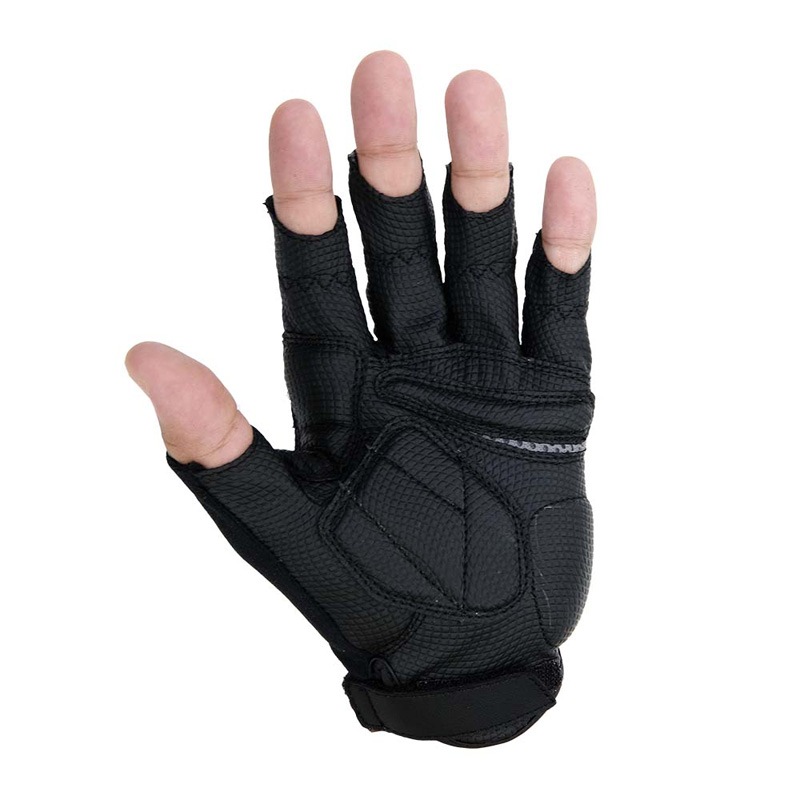 エルゴグリップ　グローブ　Mサイズ エルゴグリップ ミドルフィンガーシックパッド ブラック/ブラック