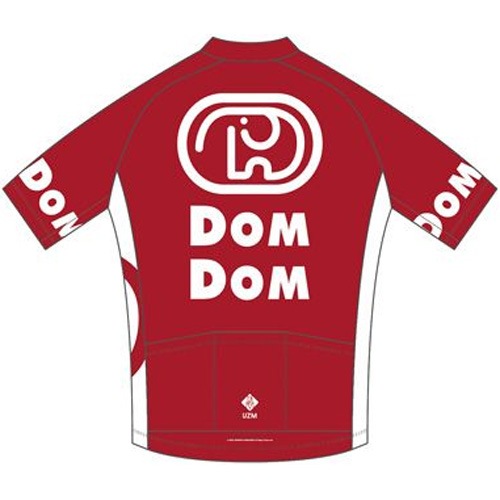 代引不可】UZM ドムドムハンバーガー サイクルジャージ DOMDOM 