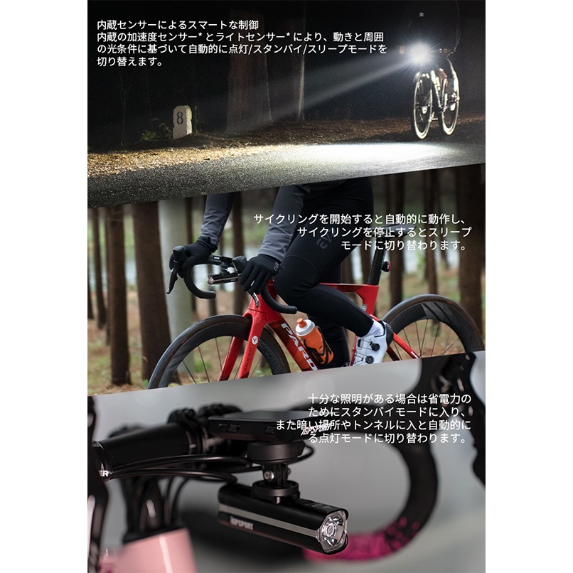 iGPSPORT（アイジーピースポーツ）VS1200用キャットアイ