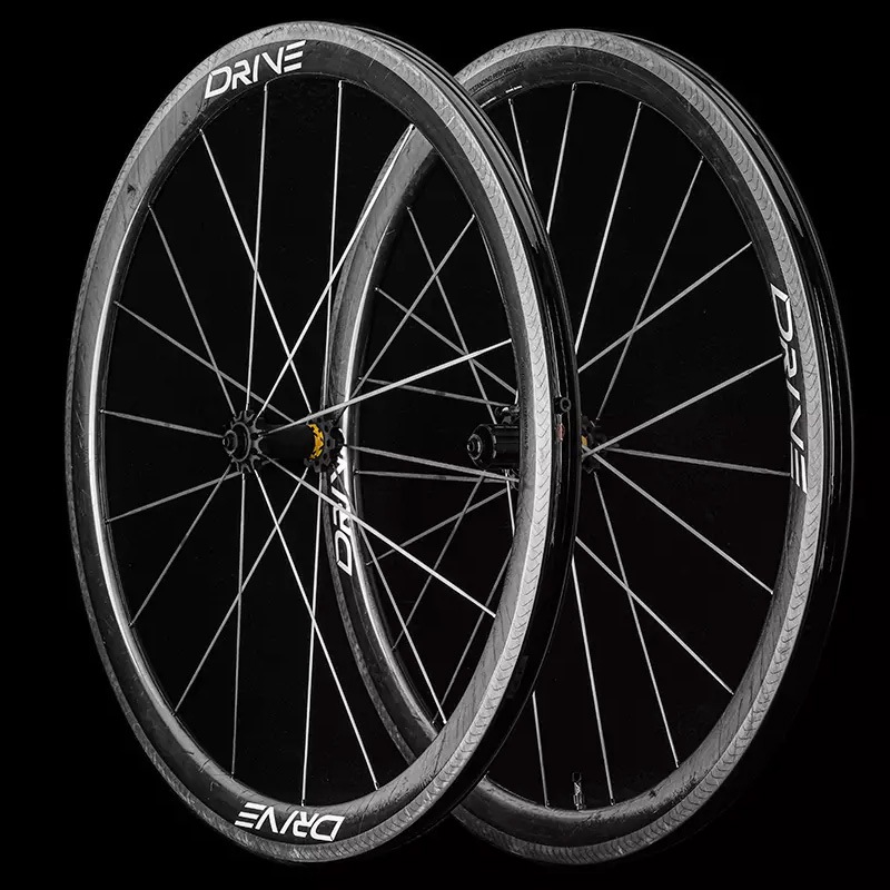 エリートホイール　DRIVE 40V 40mm リムブレーキタイプ Drive 40V リムブレーキロードカーボンスポークホイールセット