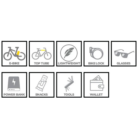 ULAC TOURING PRO フレームバッグ 1.5L ブラック | バッグ,フレーム