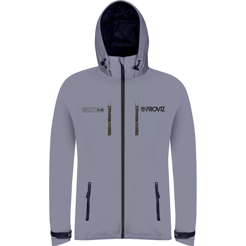 PROVIZ REFLECT360 サイクルジャケット シルバー Amazon.com : Proviz PVR360JM Reflect360 Mens Cycling Jacket