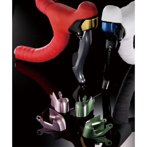 ファーアンドニアー シフターキャップ シマノSTIレバー用アルミ