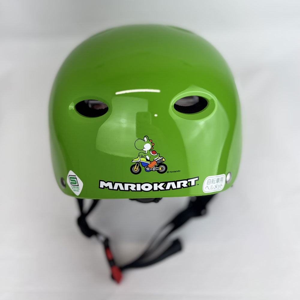 現品特価】 あさひ マリオカートキッズヘルメット グリーン [DIP]<即