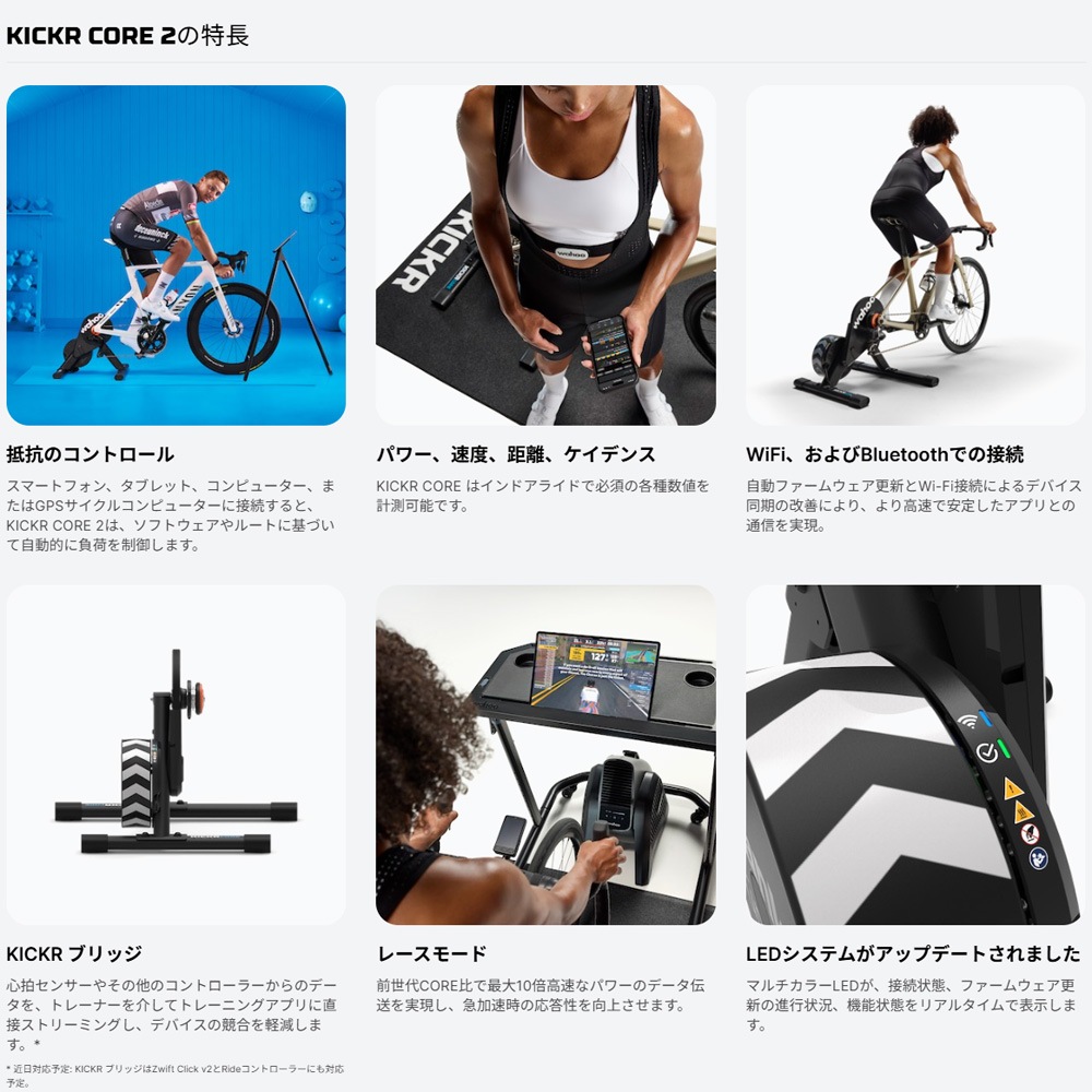 WAHOO（ワフー） キッカーコア 2 with Zwift Cog and Click [ROL03