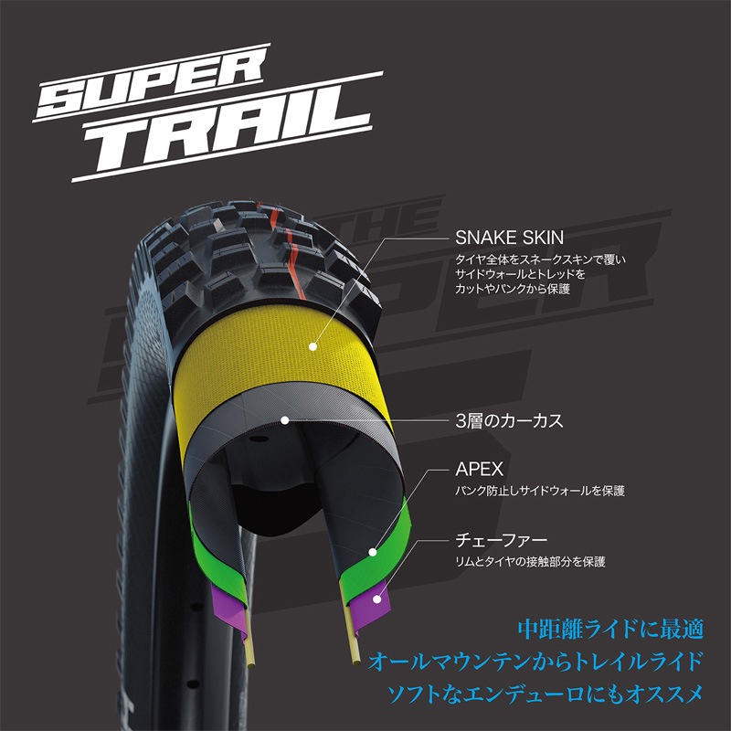 シュワルベ ハンスダンプ 29インチ(622) ADDIX Soft/Super Trail