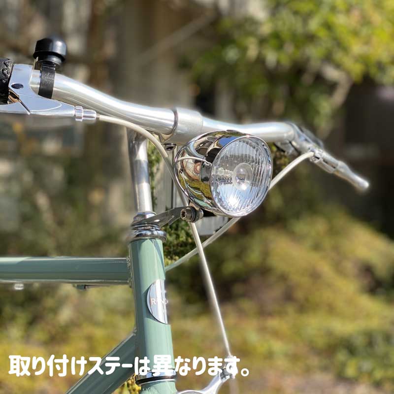 バレットビンテージライト Chromeメッキ砲弾型ライト アクセサリー フロントライト フロントライト本体のみ ワールドサイクル 通販