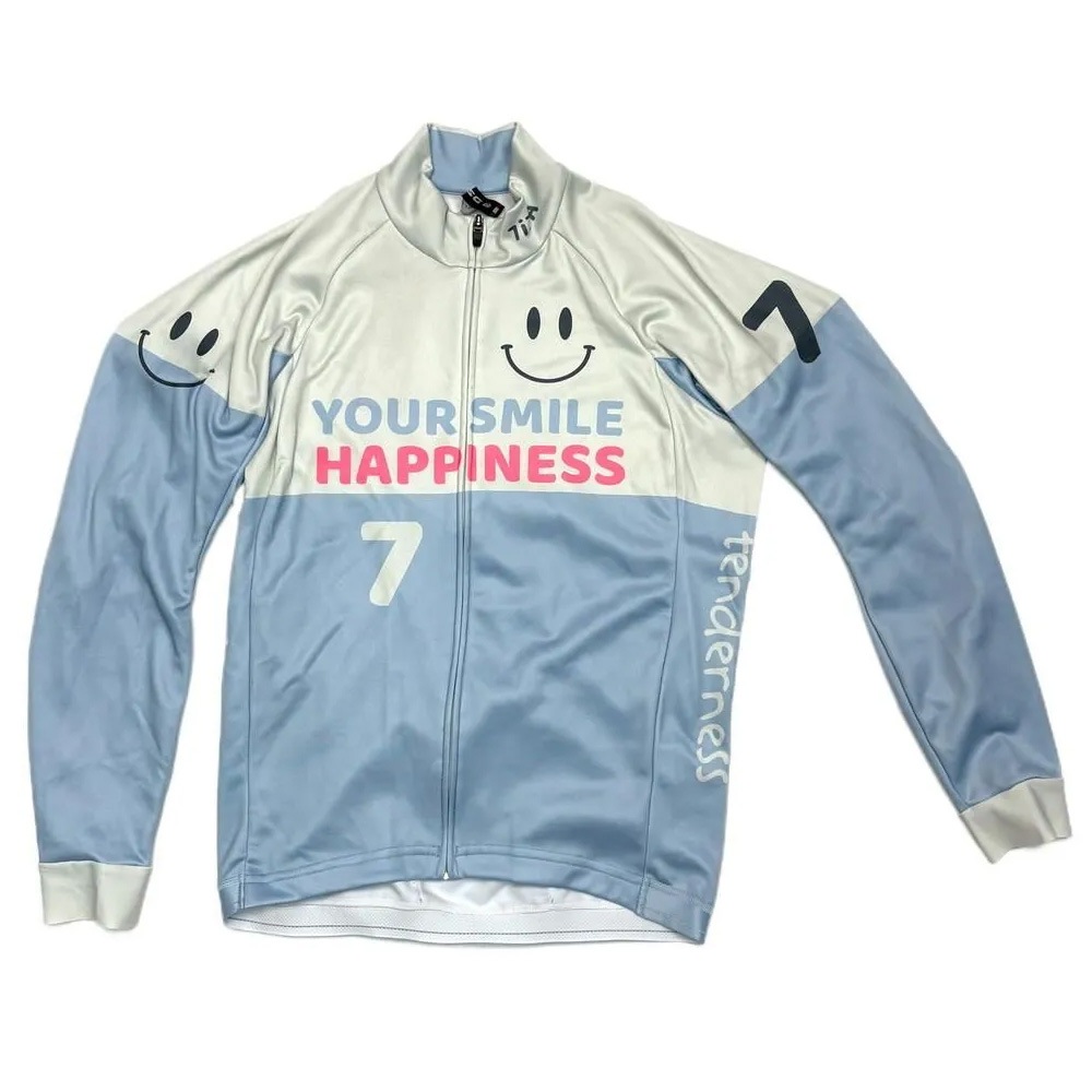 セブンイタリア Your Smile LS Jersey アイボリー/スカイ | メンズ