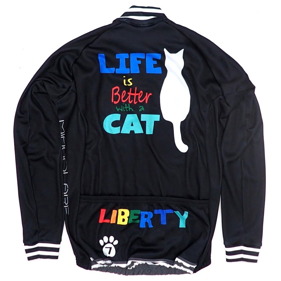 セブンイタリア Liberty Cat Jersey ネイビー セブンイタリア Liberty Cat LS Jersey グラファイト | メンズウェア