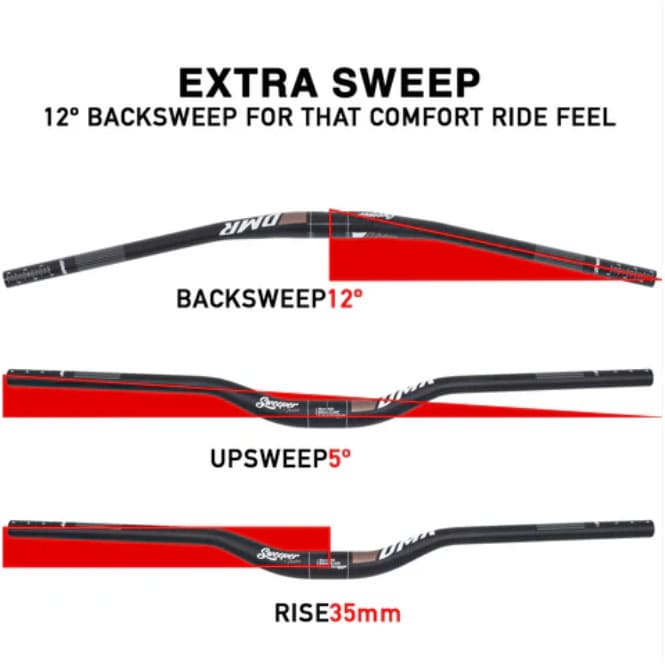 DMR Sweeper Bar 35 バークランプ径：35mm | マウンテンバイクパーツ