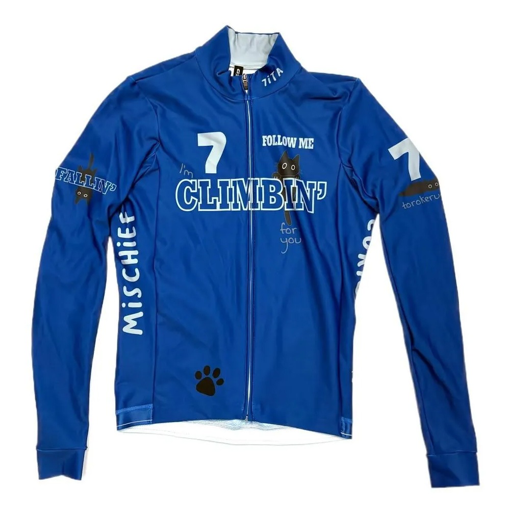セブンイタリア Hillclimb Cat LS Jersey ネイビー | メンズウェア