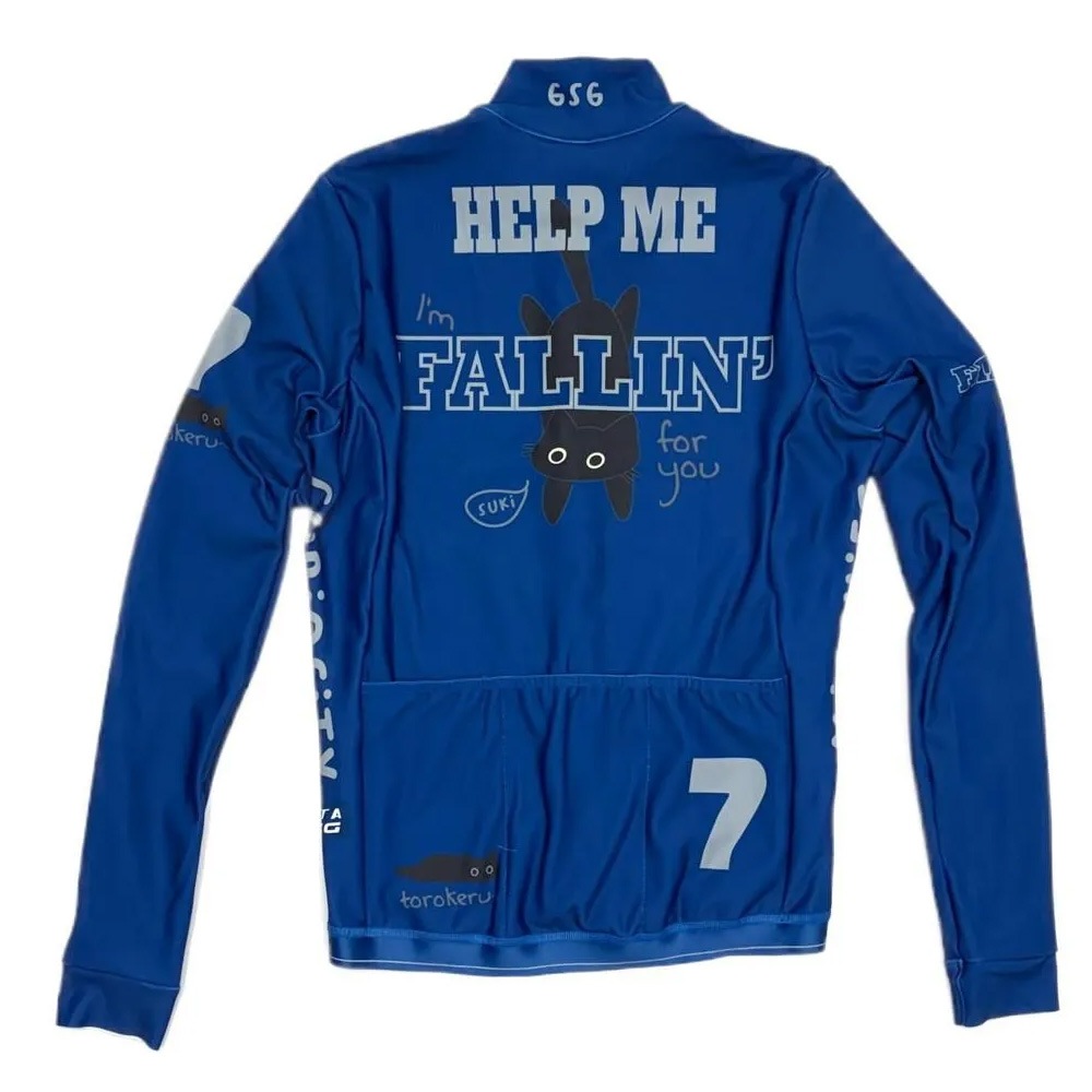セブンイタリア Hillclimb Cat LS Jersey ネイビー | メンズウェア