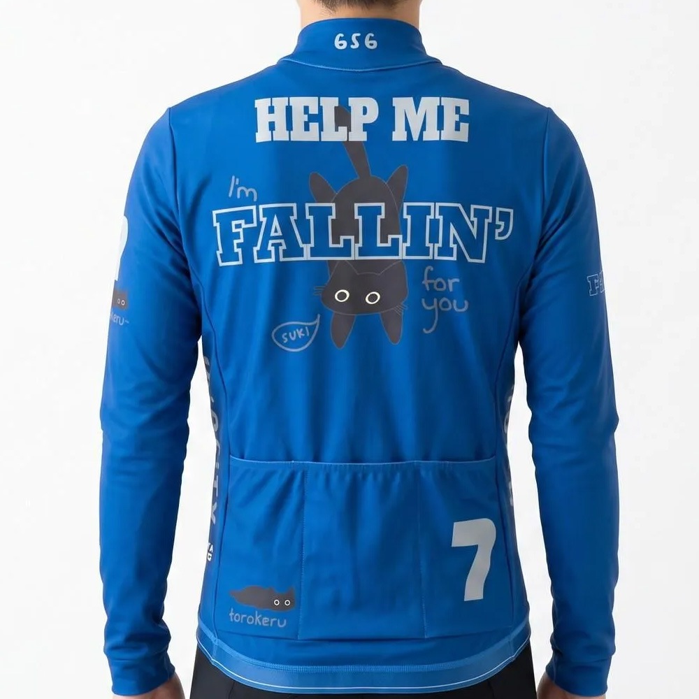 セブンイタリア Hillclimb Cat LS Jersey ネイビー | メンズウェア
