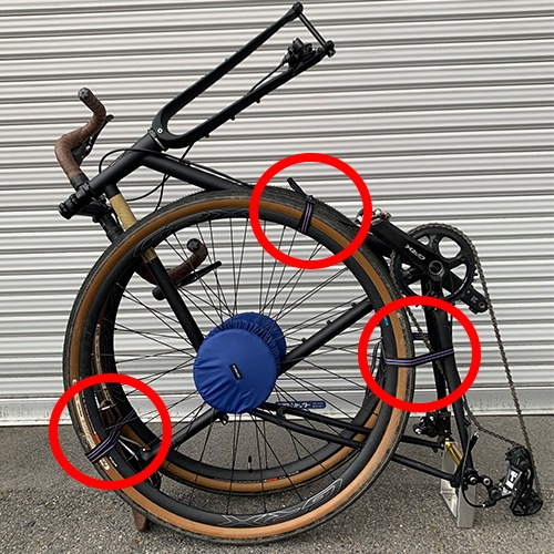 【美品】DAVOS グラベル輪行袋 ＆ 輪行セット ダボス G-110 グラベル輪行袋 ブラック DAVOS | 輪行袋,電車向き
