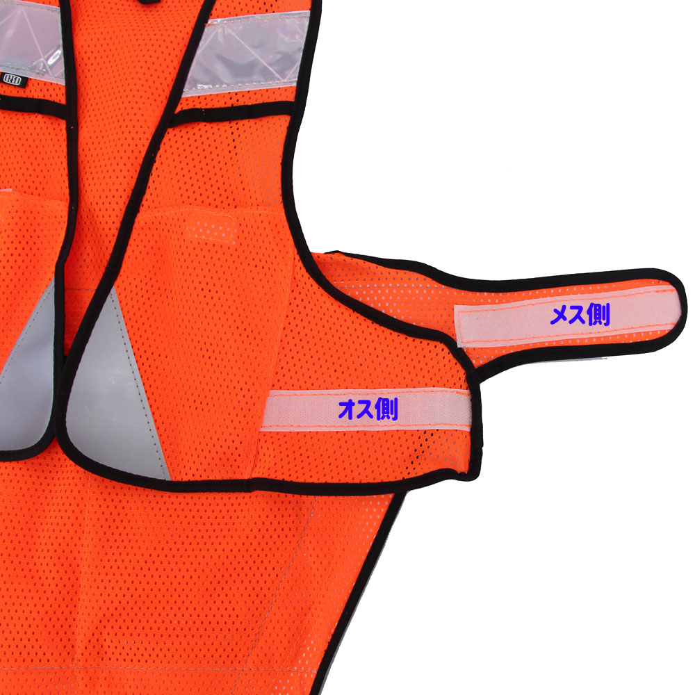 portvel Ventile ベスト 黒 反射ポケット付き サイズ2 クロダルマ 26884-SET（スターターセット）｜空調服・EFウェア