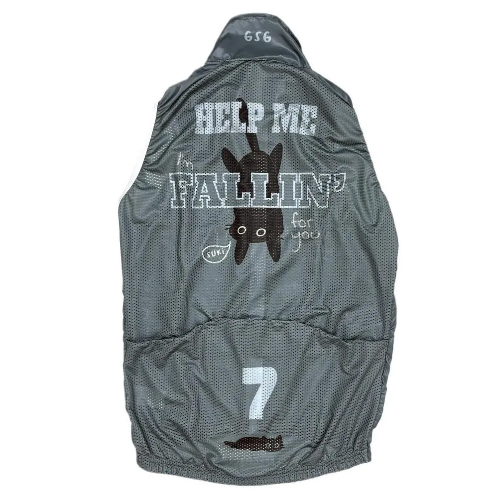 セブンイタリア Hillclimb Cat Gilet グレー | メンズウェア,ジレ