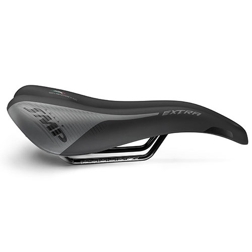 Selle SMP Stratos サドル ブラック STRATOS - Padded saddle for road and Mountain Bike. Suitable for