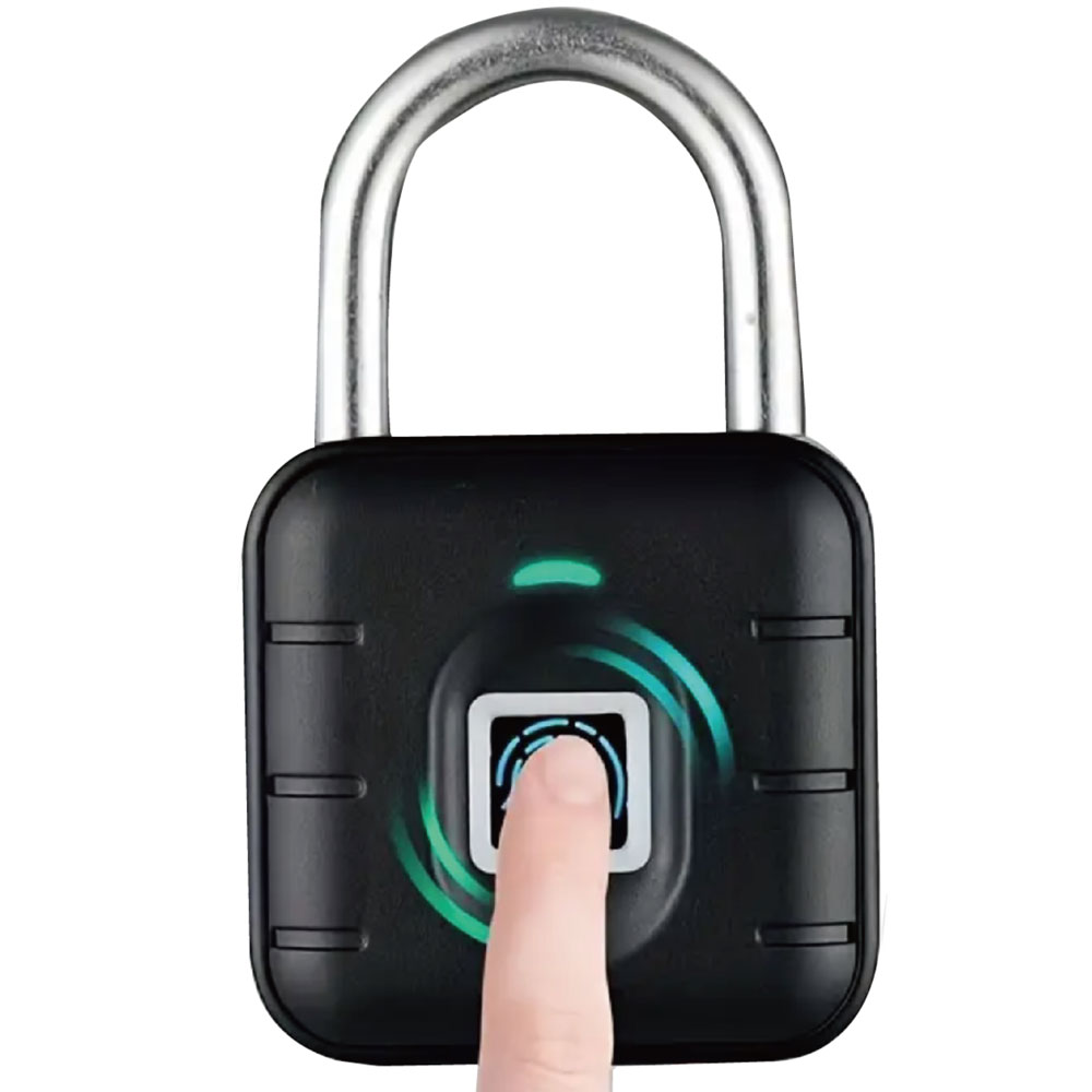 ビートップス Touch Open 指紋認証ワイヤー付き南京錠 | アクセサリー